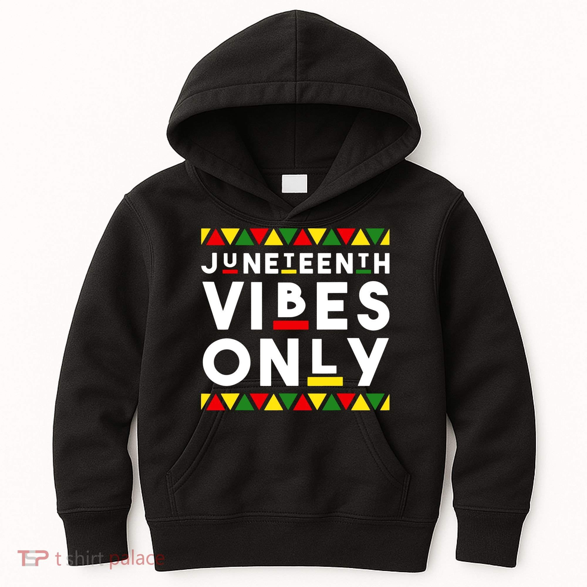 Awesome Independence Juneteenth Vibes Only Juneteenth 1865 Kids Hoodie