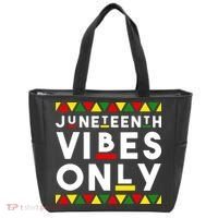 Awesome Independence Juneteenth Vibes Only Juneteenth 1865 Tote Bag thumb 0