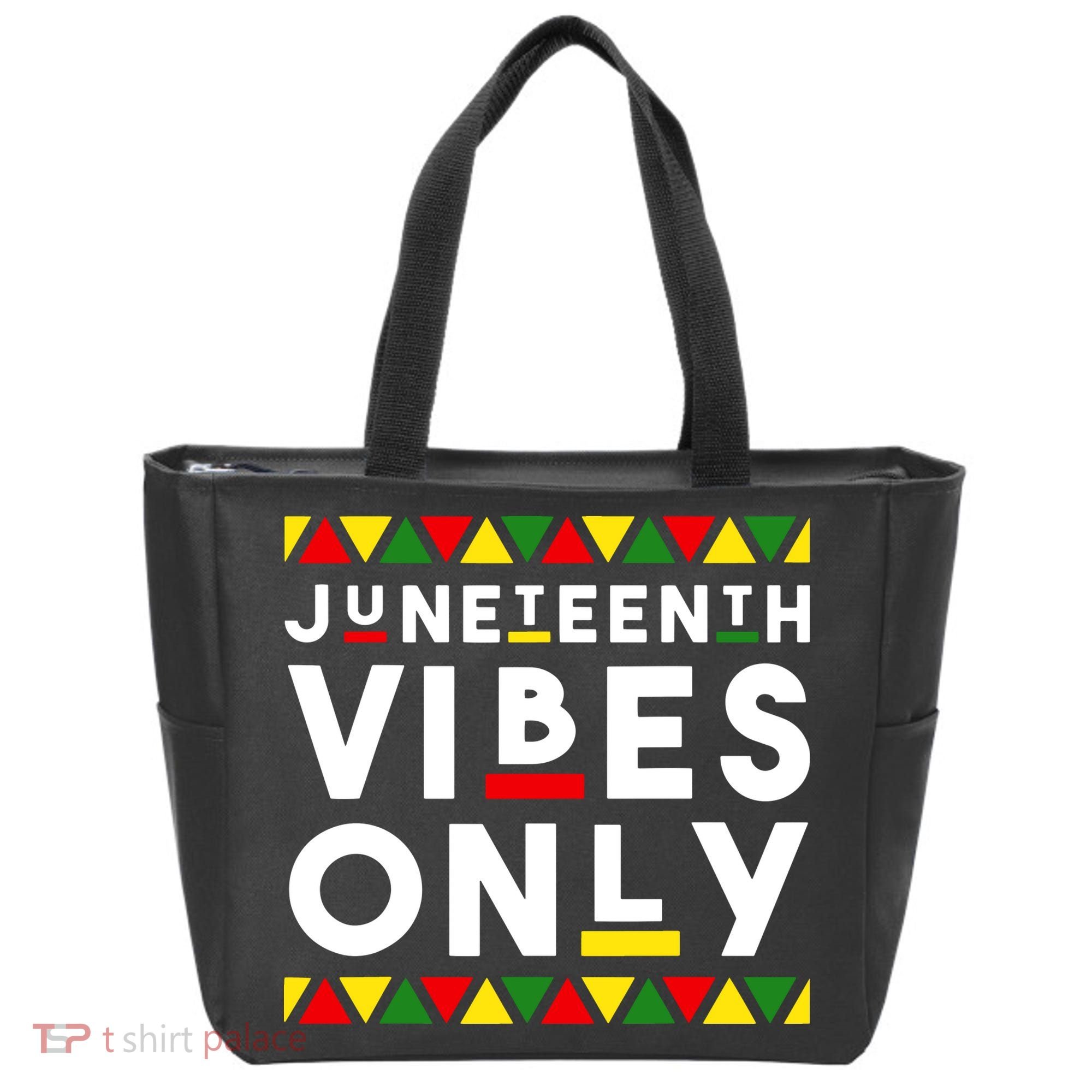 Awesome Independence Juneteenth Vibes Only Juneteenth 1865 Tote Bag