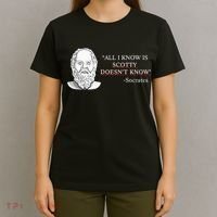 All I Know Is Scotty Doesn’T Know Socrates T-Shirt thumb 4