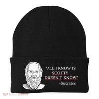All I Know Is Scotty Doesn’T Know Socrates Beanie thumb 0