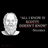 All I Know Is Scotty Doesn’T Know Socrates Women's Hoodie thumb 2