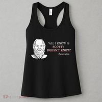 All I Know Is Scotty Doesn’T Know Socrates Women's Tank Top thumb 3