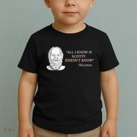 All I Know Is Scotty Doesn’T Know Socrates Toddler T-Shirt thumb 2