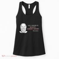 All I Know Is Scotty Doesn’T Know Socrates Women's Tank Top thumb 0