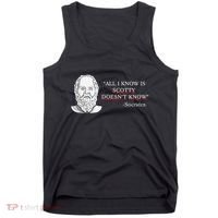 All I Know Is Scotty Doesn’T Know Socrates Tank Top thumb 0