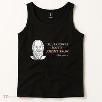 All I Know Is Scotty Doesn’T Know Socrates Tank Top thumb 2