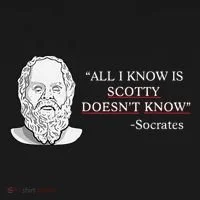 All I Know Is Scotty Doesn’T Know Socrates Toddler T-Shirt thumb 4