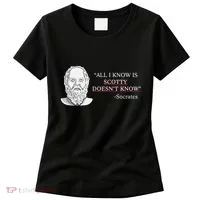 All I Know Is Scotty Doesn’T Know Socrates Women's T-Shirt thumb 0