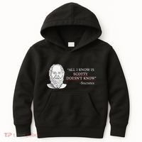 All I Know Is Scotty Doesn’T Know Socrates Kids Hoodie thumb 0