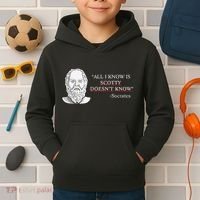 All I Know Is Scotty Doesn’T Know Socrates Kids Hoodie thumb 2