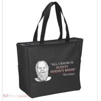 All I Know Is Scotty Doesn’T Know Socrates Tote Bag thumb 2