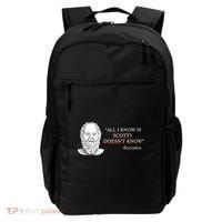 All I Know Is Scotty Doesn’T Know Socrates Backpack thumb 0