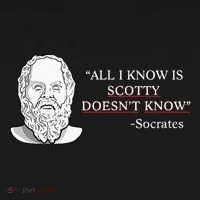 All I Know Is Scotty Doesn’T Know Socrates Women's Hoodie thumb 2