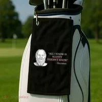 All I Know Is Scotty Doesn’T Know Socrates Golf Towel thumb 2