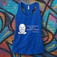 All I Know Is Scotty Doesn’T Know Socrates Women's Tank Top thumb 3