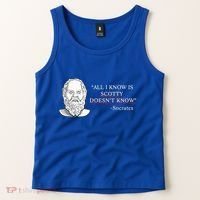 All I Know Is Scotty Doesn’T Know Socrates Tank Top thumb 2