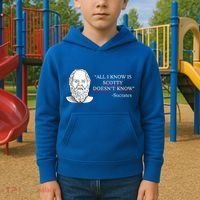 All I Know Is Scotty Doesn’T Know Socrates Kids Hoodie thumb 2