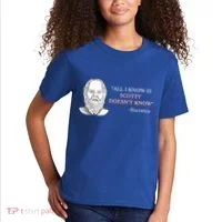 All I Know Is Scotty Doesn’T Know Socrates Kids T-Shirt thumb 2
