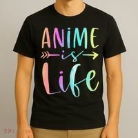 Anime is Life   Manga Anime Lover Gifts Anime Merch  T-Shirt thumb 3
