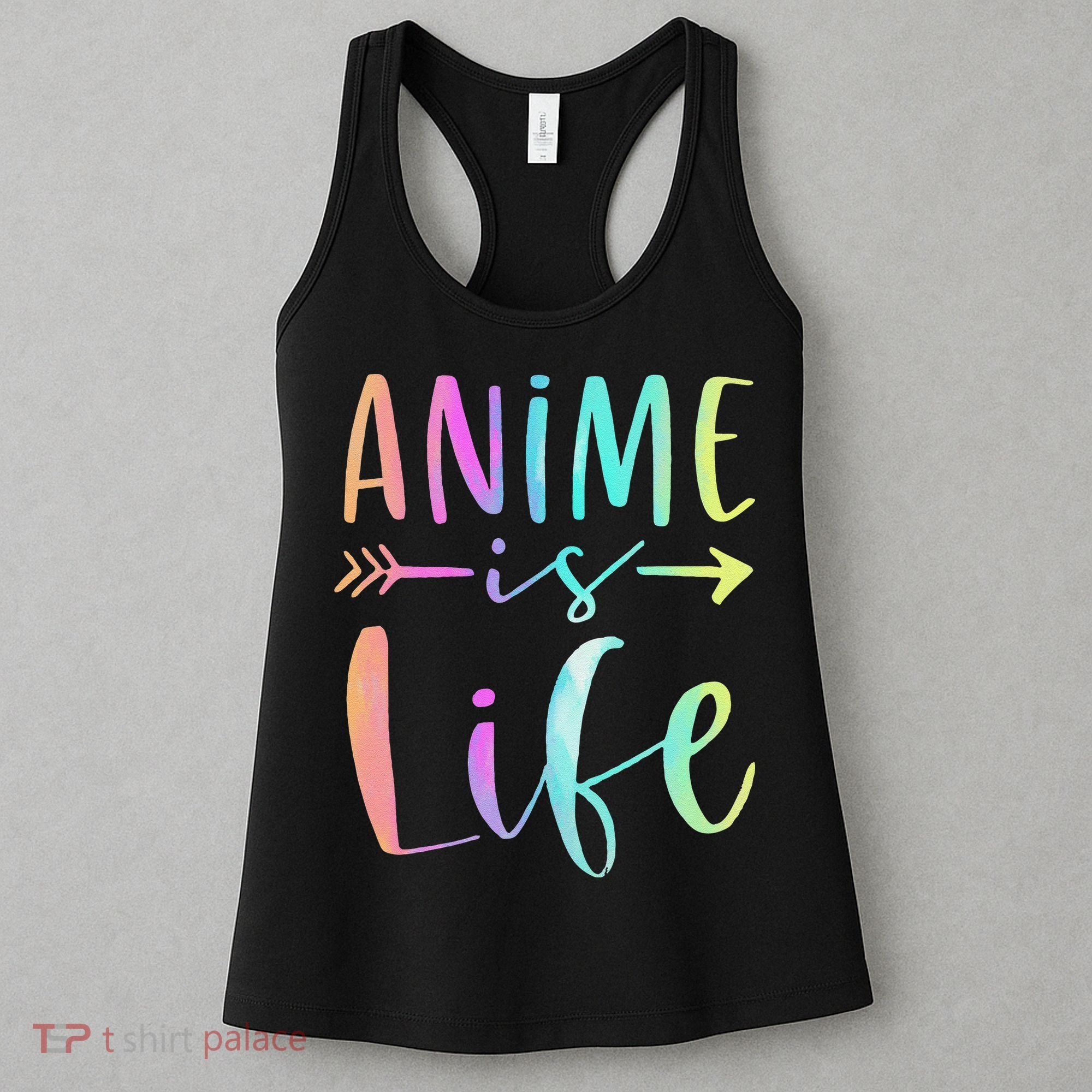 Anime is Life   Manga Anime Lover Gifts Anime Merch  Women's Tank Top
