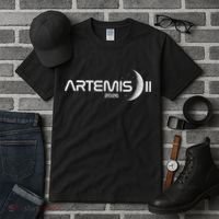 Artemis II Launch To The Moon Space Mission 2026 Tall T-Shirt thumb 3