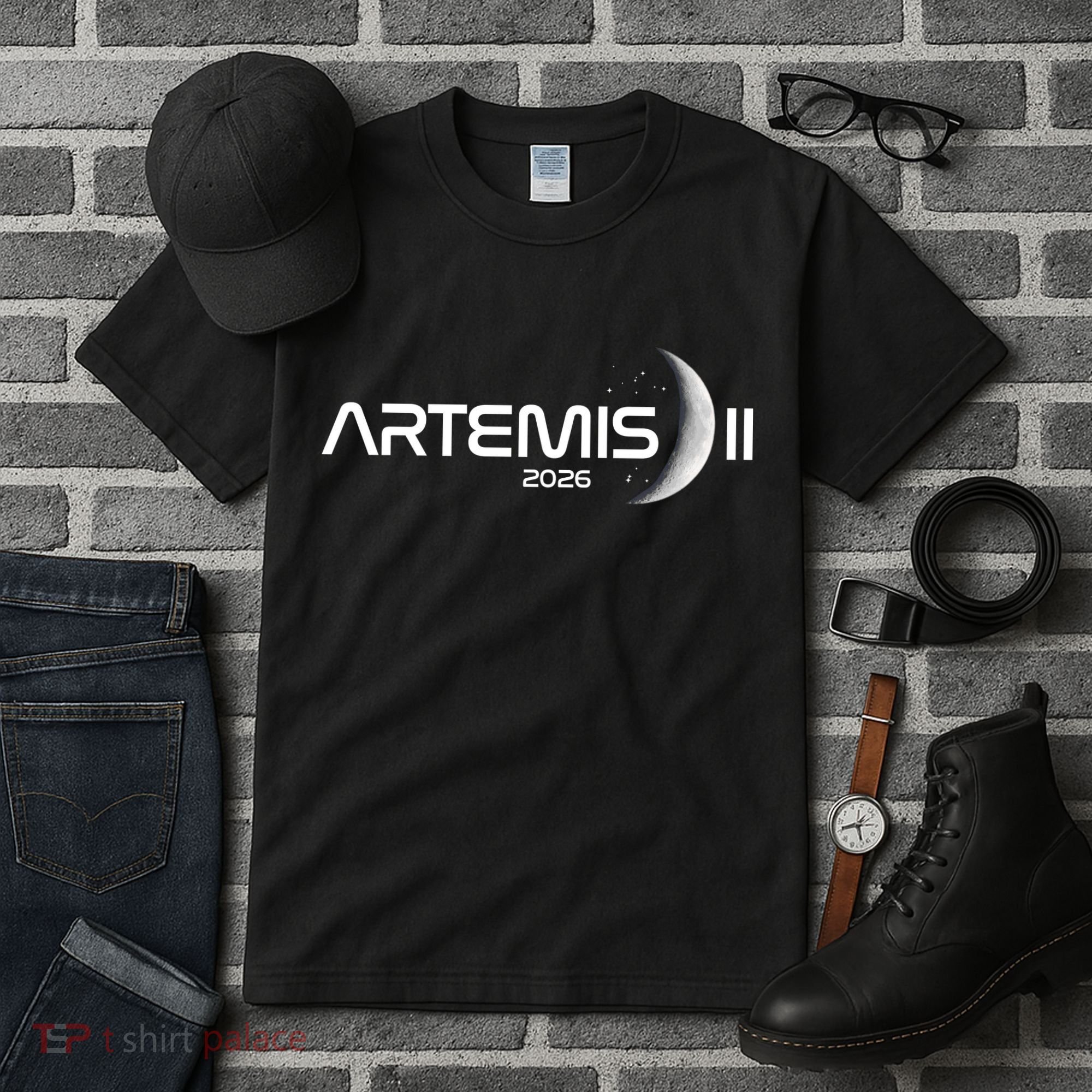 Artemis II Launch To The Moon Space Mission 2026 Tall T-Shirt