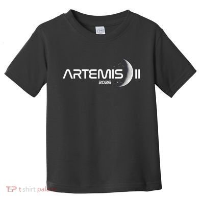 Artemis II Launch To The Moon Space Mission 2026 Toddler T-Shirt