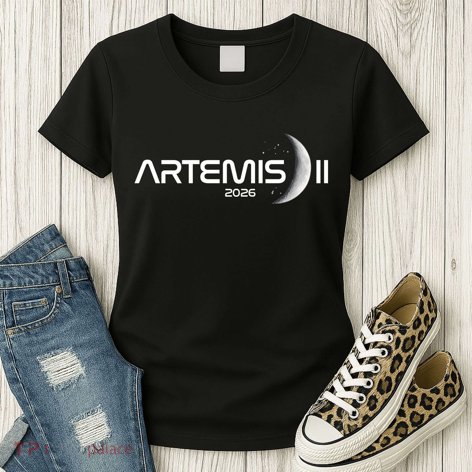 Artemis II Launch To The Moon Space Mission 2026 Women's T-Shirt