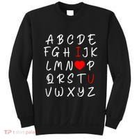 Alphabet I Love You Sweatshirt thumb 0