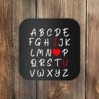 Alphabet I Love You Coaster thumb 0