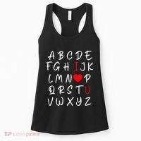 Alphabet I Love You Women's Tank Top thumb 0