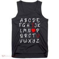 Alphabet I Love You Tank Top thumb 0