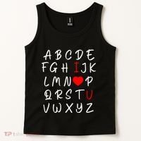Alphabet I Love You Tank Top thumb 2
