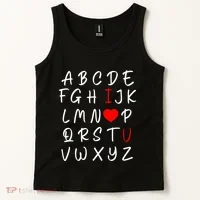 Alphabet I Love You Tank Top thumb 2