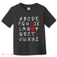 Alphabet I Love You Toddler T-Shirt thumb 0
