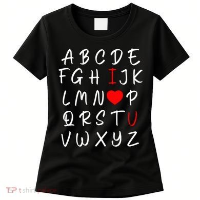 Alphabet I Love You Women's T-Shirt