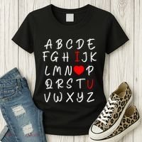 Alphabet I Love You Women's T-Shirt thumb 3