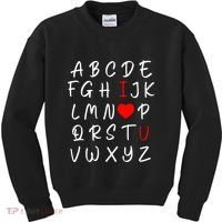 Alphabet I Love You Kids Sweatshirt thumb 0