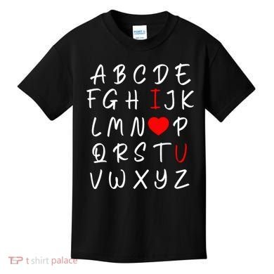 Alphabet I Love You Kids T-Shirt