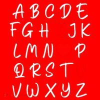 Alphabet I Love You Santa Hat thumb 1