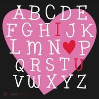 ABC I Love You Valentines Day Heart Gift Toddler Hoodie thumb 2