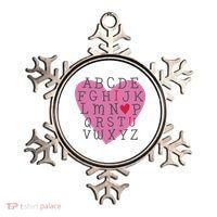 ABC I Love You Valentines Day Heart Gift Ornament thumb 0
