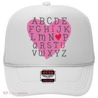 ABC I Love You Valentines Day Heart Gift Hat thumb 0