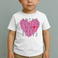 ABC I Love You Valentines Day Heart Gift Toddler T-Shirt thumb 2