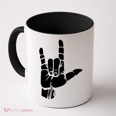 ASL I Love You Gift American Sign Language Tee Coffee Mug