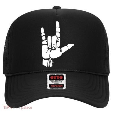 ASL I Love You Gift American Sign Language Tee Hat