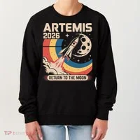 Artemis II Launch Back To The Moon 2026 Women's Sweatshirt thumb 0