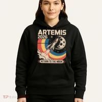 Artemis II Launch Back To The Moon 2026 Hoodie thumb 5