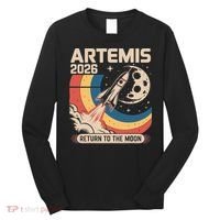 Artemis II Launch Back To The Moon 2026 Long Sleeve Shirt thumb 0